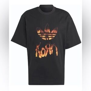 Authentic Adidas Korn Black Tee